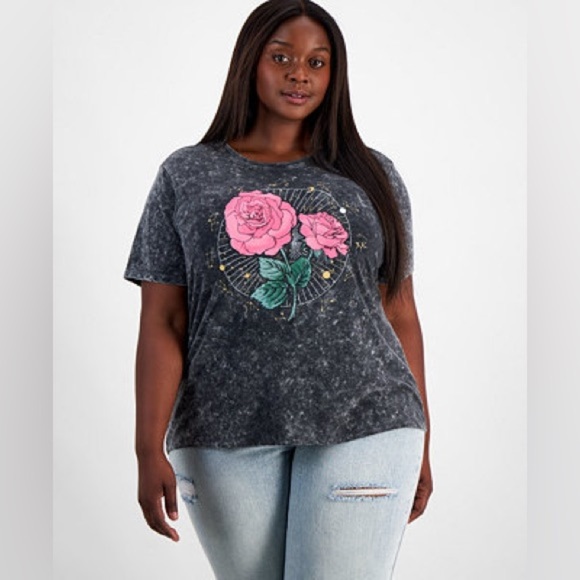 Rebellious One Rose Celestial Short Sleeve Shirt - NOT FOR SALE - Picture 1 of 1